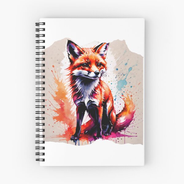Artikelvorschau, Niedliches Fuchs-Farbspritzer-Kunstwerk entworfen und verkauft von BotunPeony.