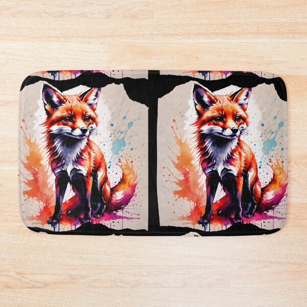 Item preview, Cute Fox Paint Splash Artwork  designed and sold by BotunPeony.