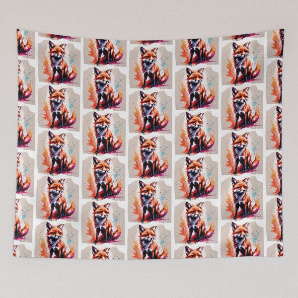 Item preview, Cute Fox Paint Splash Artwork  designed and sold by BotunPeony.