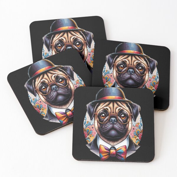 Item preview, Pug Elegance: The Dapper Gentlepug designed and sold by TeslaSt0re.