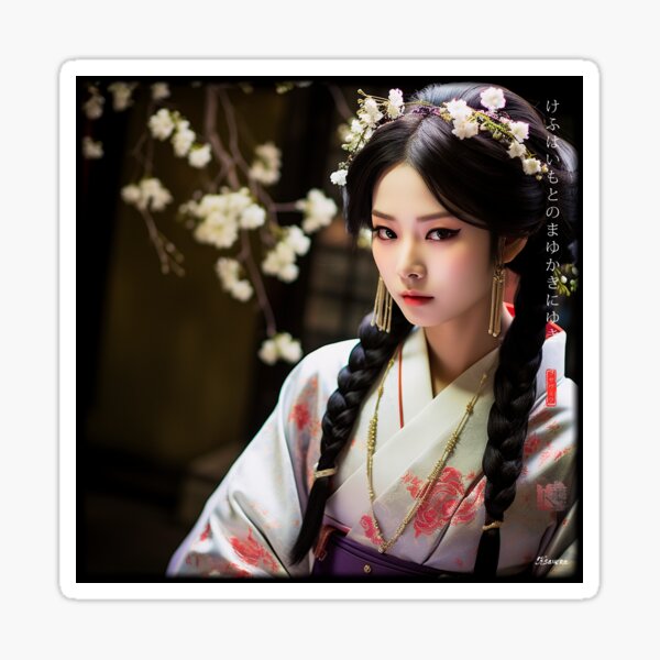Item preview, Japanese, portrait, geisha, flowers, Sakura, Landscape, floral, Fog, foggy, photography, haiku, zen, kawaii designed and sold by KsaveraArt.