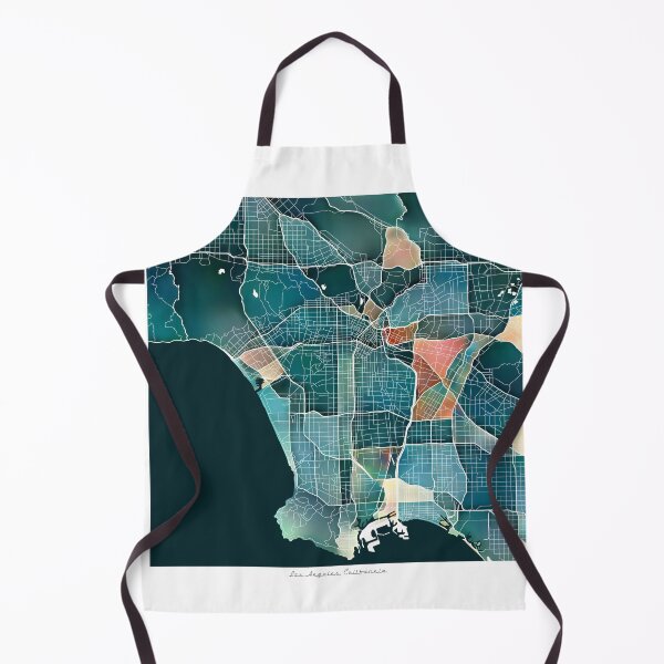 Item preview, Los Angeles California City Map - Lush Green designed and sold by StylishStacks.