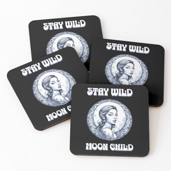 Item preview, Stay wild, moon child. Saying in English - makes sense designed and sold by Pflugart.