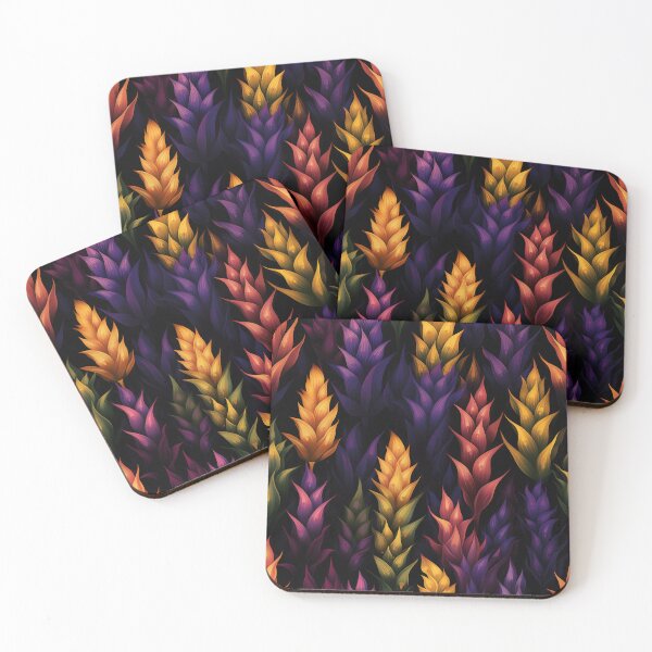 Item preview, Gladiolus Tile 30: Rainbow Trumpets Soaring on Blazing Vibrant Spears of Floral Fire designed and sold by TheBrainArt.