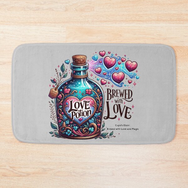 Item preview, Enchanted Love Potion Bottle, Magical Heart Brew designed and sold by Hibiskusmond.