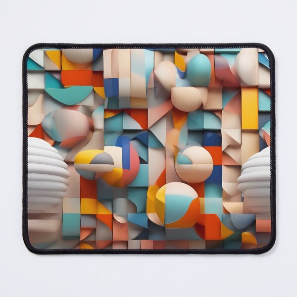 Item preview, Marvelous Colorful Bauhaus Pattern  designed and sold by DigiDreamyArt.