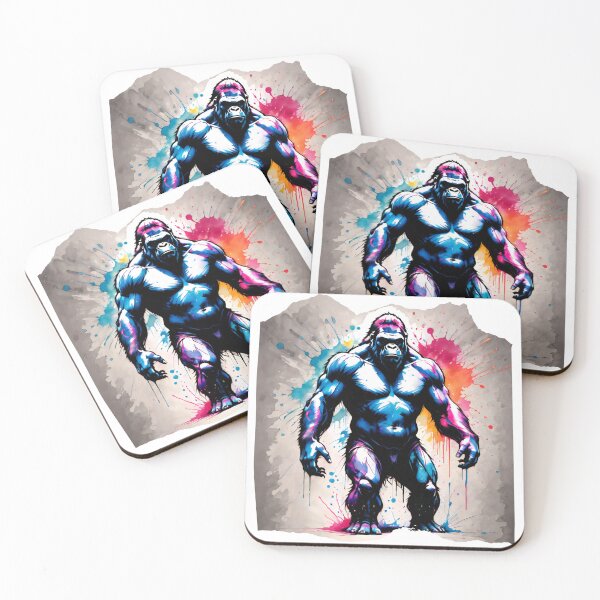 Item preview, Kong Paint Splash Artwork  designed and sold by BotunPeony.