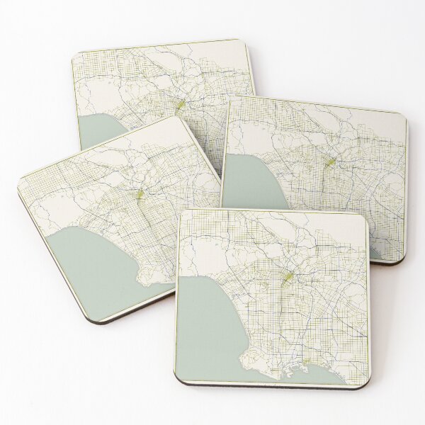 Item preview, Los Angeles California City Map - Hand-Drawn designed and sold by StylishStacks.