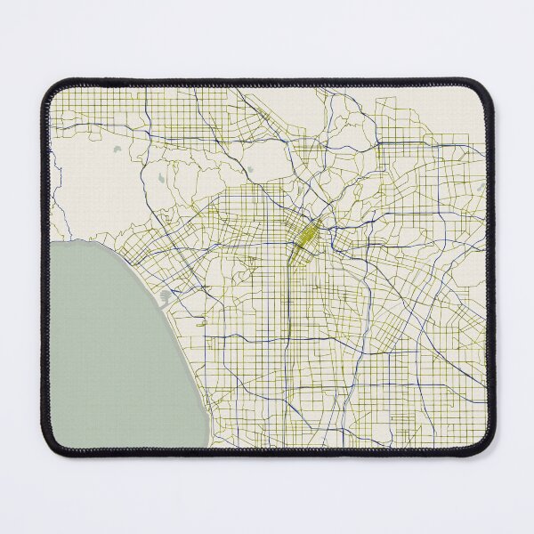 Item preview, Los Angeles California City Map - Hand-Drawn designed and sold by StylishStacks.