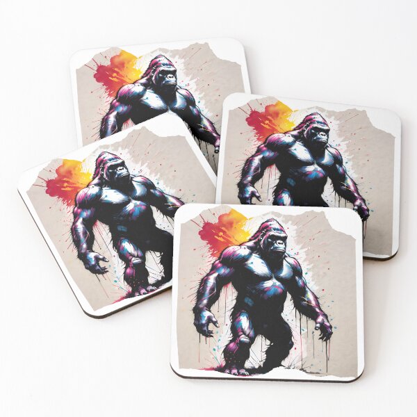 Item preview, Kong Paint Splash Artwork  designed and sold by BotunPeony.