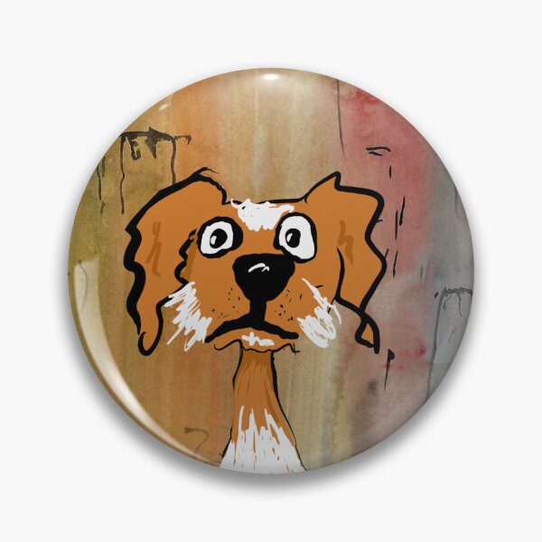 Item preview, Crazy happy abstract working Collie, cocker spaniel, scrufy dog  designed and sold by iancoppack.