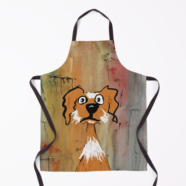 Item preview, Crazy happy abstract working Collie, cocker spaniel, scrufy dog designed and sold by iancoppack.