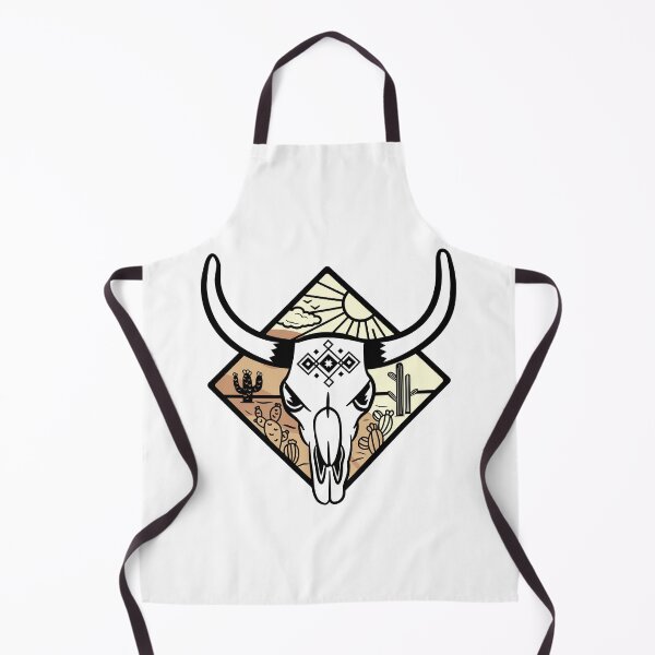Item preview, Cow Skull with desert background designed and sold by Kate Made ART.