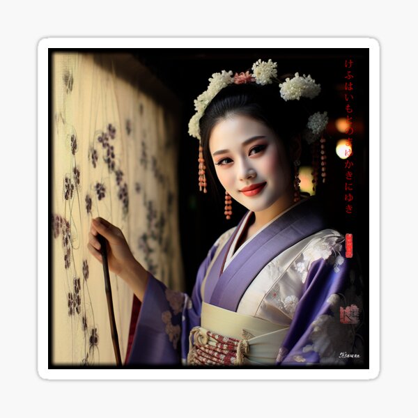 Item preview, Japanese, portrait, geisha, flowers, Sakura, Landscape, floral, Fog, foggy, photography, haiku, zen, kawaii designed and sold by KsaveraArt.