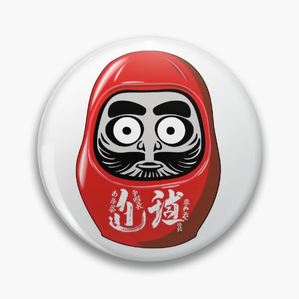Item preview, Kawaii Zen Daruma Decal, Japanese Good Fortune designed and sold by Mark  Brown.