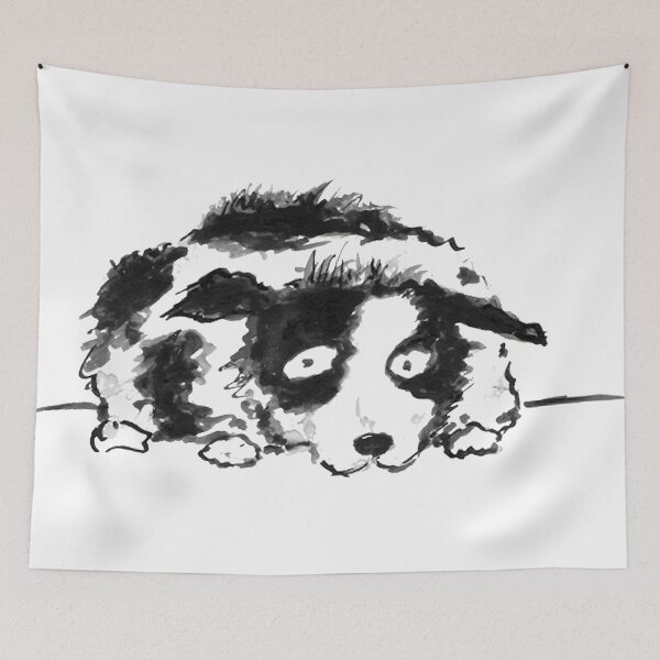 Item preview, lovely cute. black and white border collie designed and sold by iancoppack.
