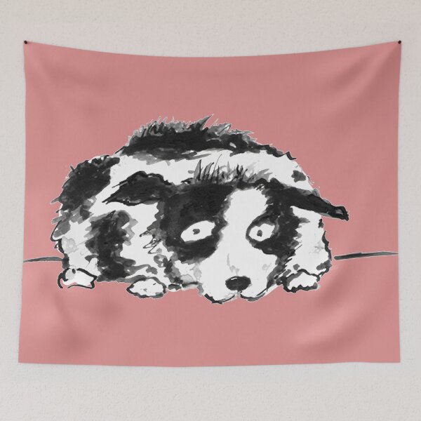Item preview, lovely cute. black and white border collie, collie designed and sold by iancoppack.