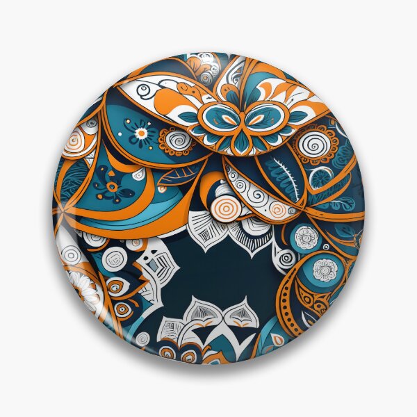 Item preview, Nautical Paisley Whirl designed and sold by Cominu-Arts.