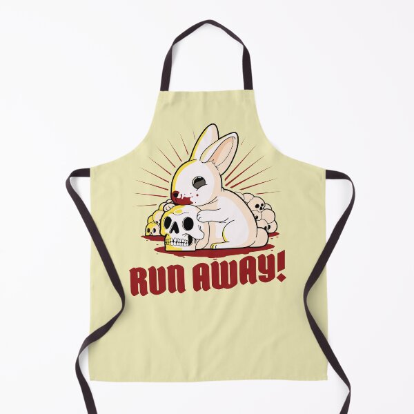 Item preview, Cute killer rabbit - Run Away! (on light colors) designed and sold by messy-nessie.