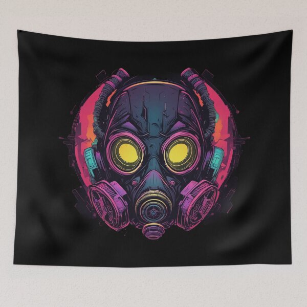 Item preview, Cyberpunk Demon, Respirator, Logo designed and sold by Burn-Ego.
