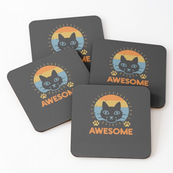 Item preview, AWESOME Sunset Whiskers designed and sold by PlayfulMuse.
