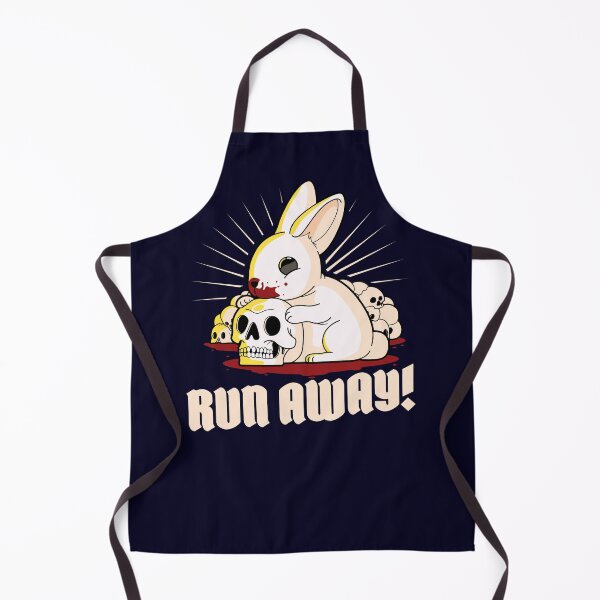 Item preview, Cute killer rabbit - Run Away! (on dark colors) designed and sold by messy-nessie.
