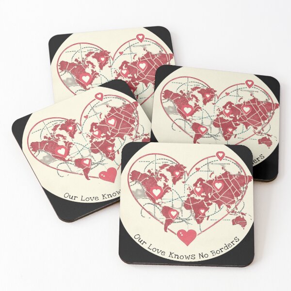 Item preview, Our Love Knows No Borders designed and sold by HeadTurningArt.