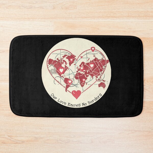 Item preview, Our Love Knows No Borders designed and sold by HeadTurningArt.