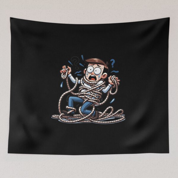 Item preview, Knot Theory Tangled in Theories A Humorous Knot Adventure Funny Gifts designed and sold by BadhbhArt.