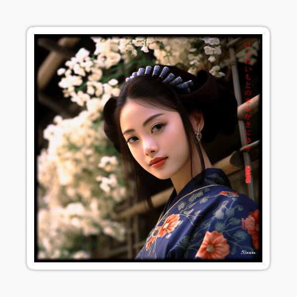 Item preview, Japanese, portrait, geisha, flowers, Sakura, Landscape, floral, Fog, foggy, photography, haiku, zen, kawaii designed and sold by KsaveraArt.