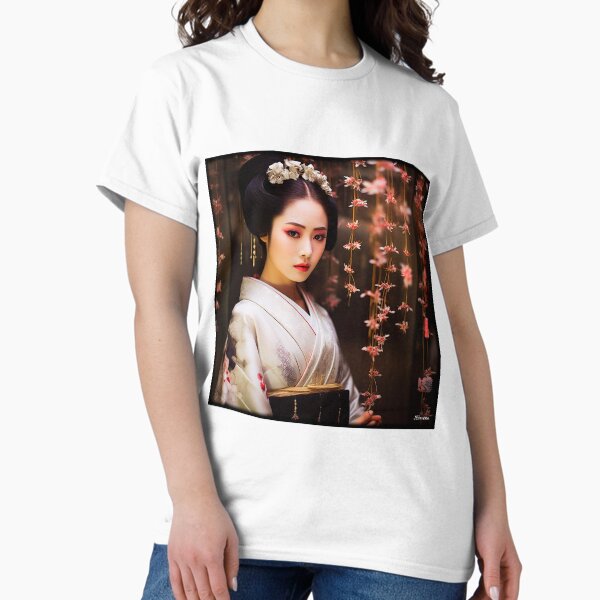 Item preview, Japanese, portrait, geisha, flowers, Sakura, Landscape, floral, Fog, foggy, photography, haiku, zen, kawaii designed and sold by KsaveraArt.