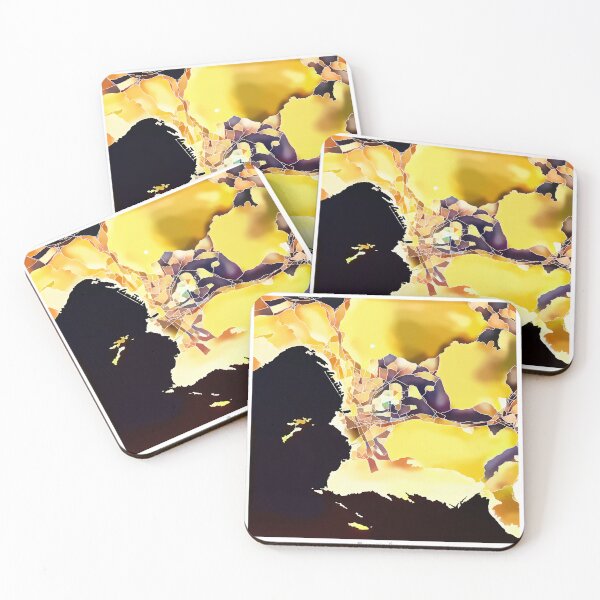 Item preview, Marseille France City Map - Golden Yellow designed and sold by StylishStacks.