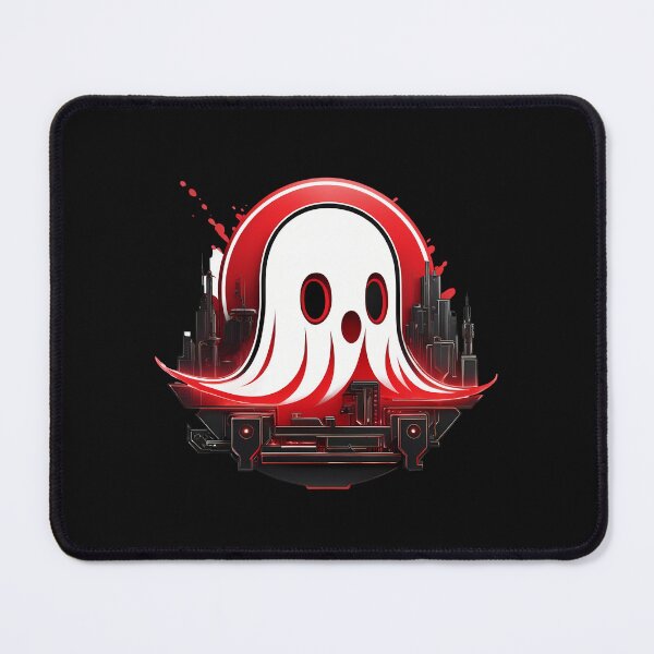 Item preview, Clockwork Smiles: Ghost in Cheerful Red designed and sold by Artedig.
