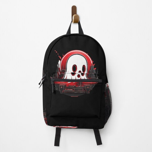 Item preview, Clockwork Smiles: Ghost in Cheerful Red designed and sold by Artedig.