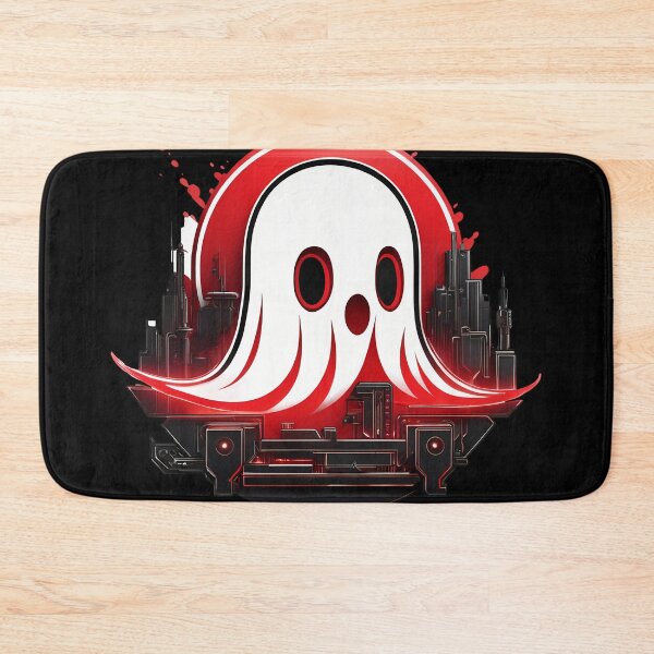 Item preview, Clockwork Smiles: Ghost in Cheerful Red designed and sold by Artedig.
