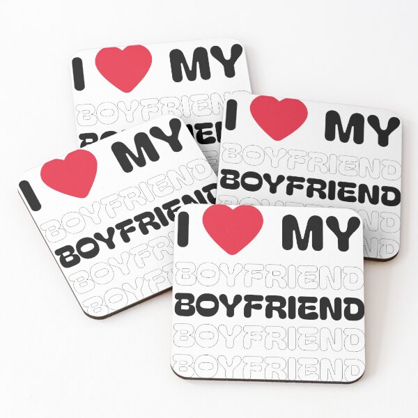 Item preview, I love my boyfriend designed and sold by DesignAleks.