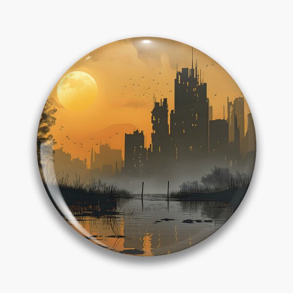 Item preview, Post Apocalyptic City Landscape designed and sold by Sp3ctrumOfColor.