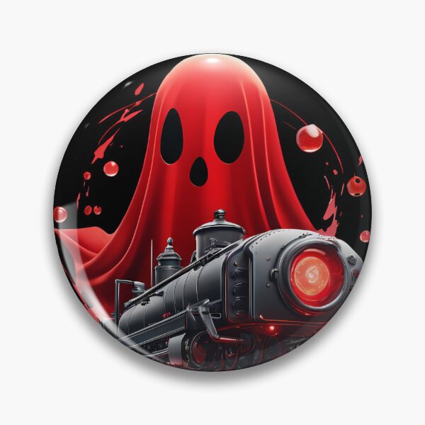 Item preview, Clockwork Laughter: Charm of the Red Ghost designed and sold by Artedig.