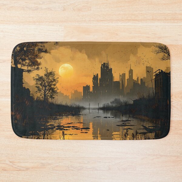 Item preview, Post Apocalyptic City Landscape designed and sold by Sp3ctrumOfColor.