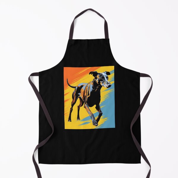 Item preview, Galgo espanol portrait art. animal colorful. Animal throw pillow. designed and sold by formform.