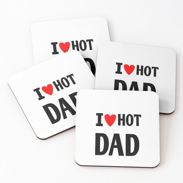 Item preview, i love hot dad  designed and sold by MKshoper.