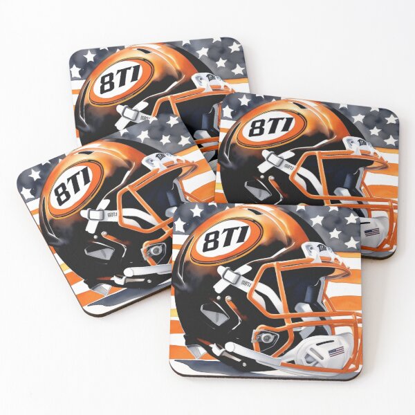 Item preview, gridiron HELMET, ORANGE - USA designed and sold by Eandbeyond.
