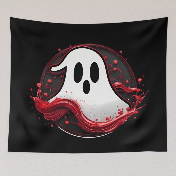 Item preview, Playful Face: The Clockwork Red Ghost designed and sold by Artedig.
