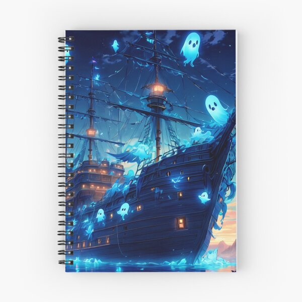 Item preview, Neon Blue Ghost Ship designed and sold by Bunmigraphics .
