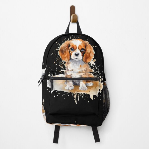 Item preview, Colorful, Watercolor Cavalier King Charles Spaniel Puppy designed and sold by Amazing-Kortez.