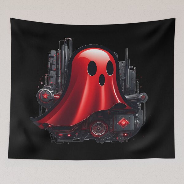 Item preview, Clockwork Fun: Red Ghost's Smile designed and sold by Artedig.