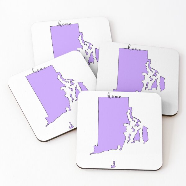 Item preview, Rhode Island Hampshire Is My Home | Purple Home State Outline -  designed and sold by PurpleLoveStore.