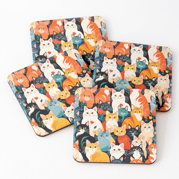 Item preview, Cute Cats designed and sold by artedamensagem.