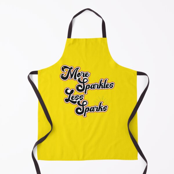 Item preview, More Sparkles Less Sparks - Positive Motivational Hope Phrase   designed and sold by Harlake.