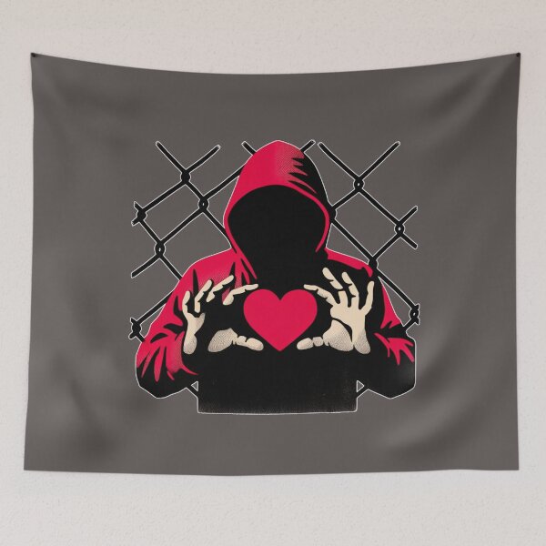 Item preview, A mysterious figure in a hood with a heart in his hands designed and sold by Xenorry.